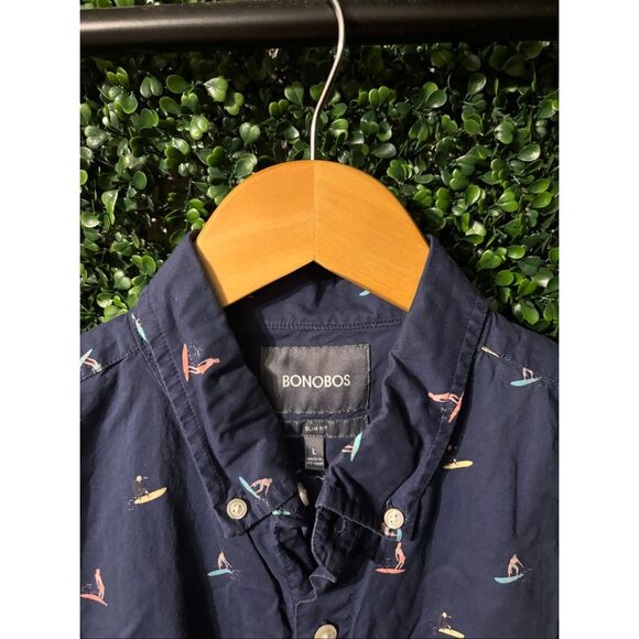 Bonobos Men’s Button Down Short Sleeve Bundle Sz Large - Picture 2 of 4